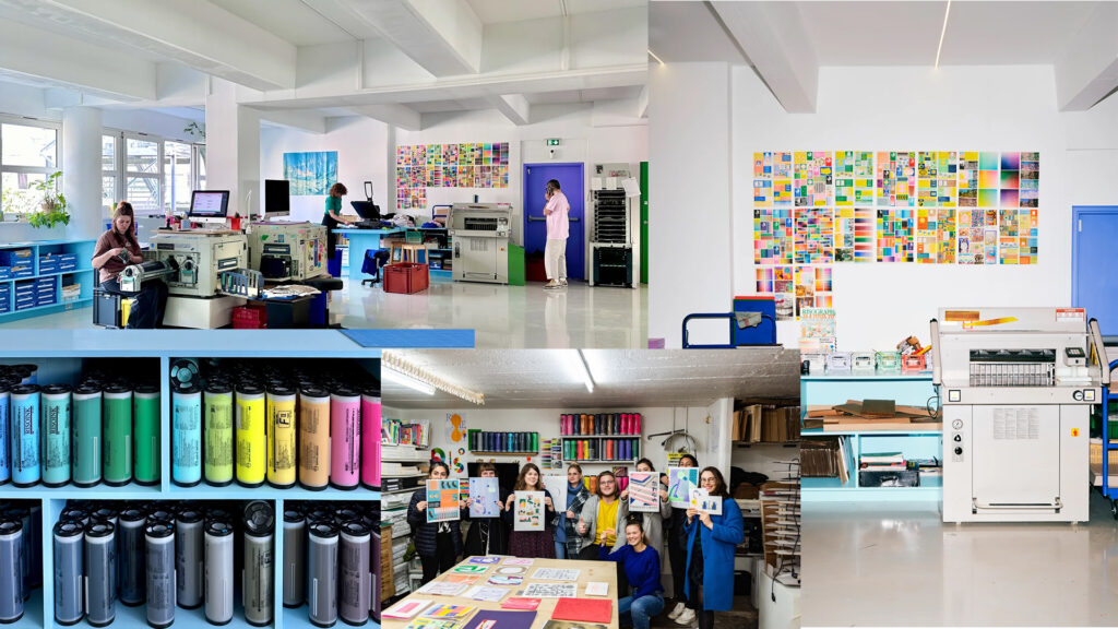 Atelier Quintal_impression risographie_Roman Arythmie des Papillons